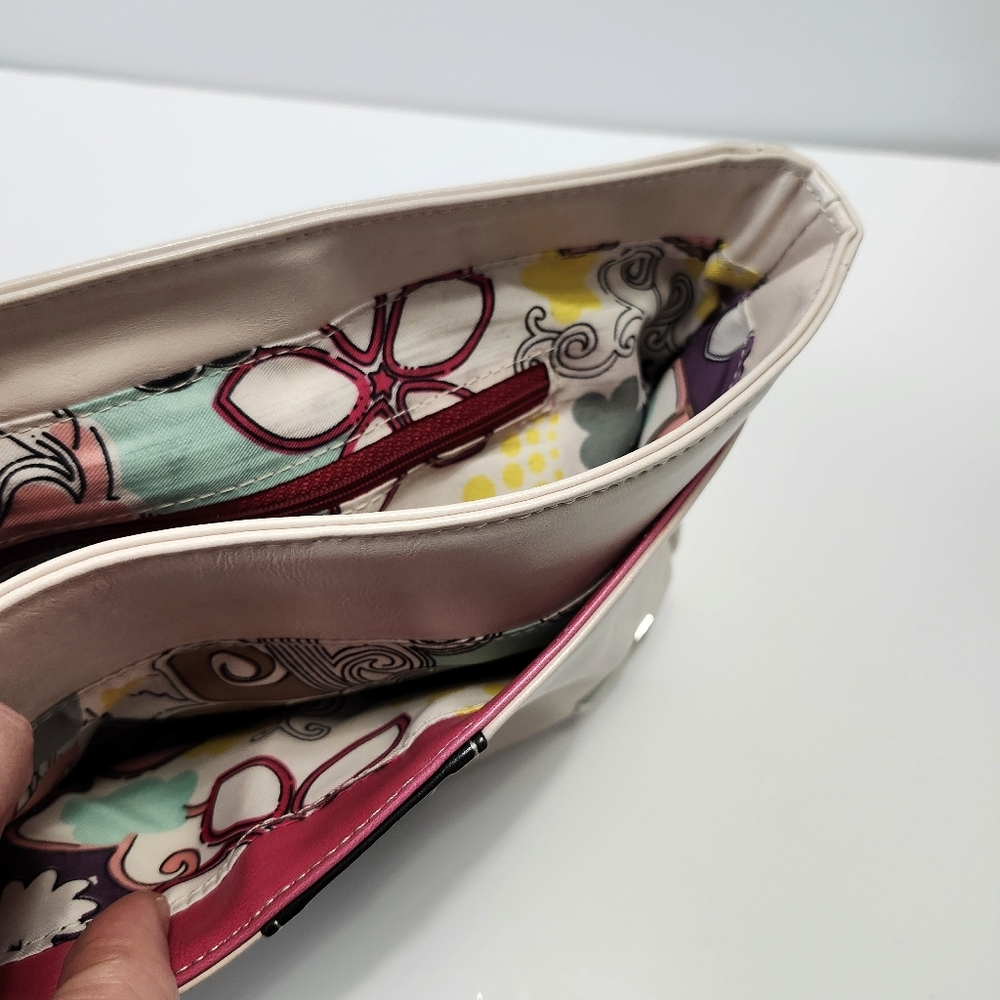 JOANEL Shoulder Bag Colorblock Blush Purse - Picture 8 of 13